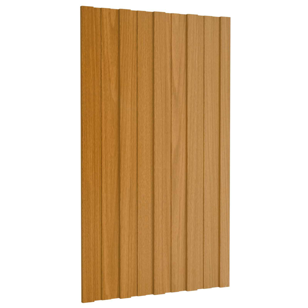 Dachpaneel 36 pcs Natur 80 x 45 cm Verzinkter Stahl