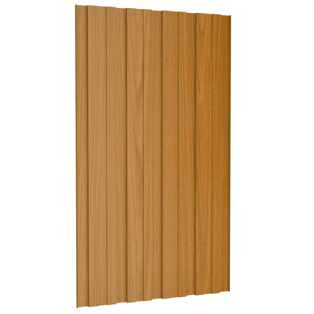 Dachpaneel 36 pcs Natur 80 x 45 cm Verzinkter Stahl