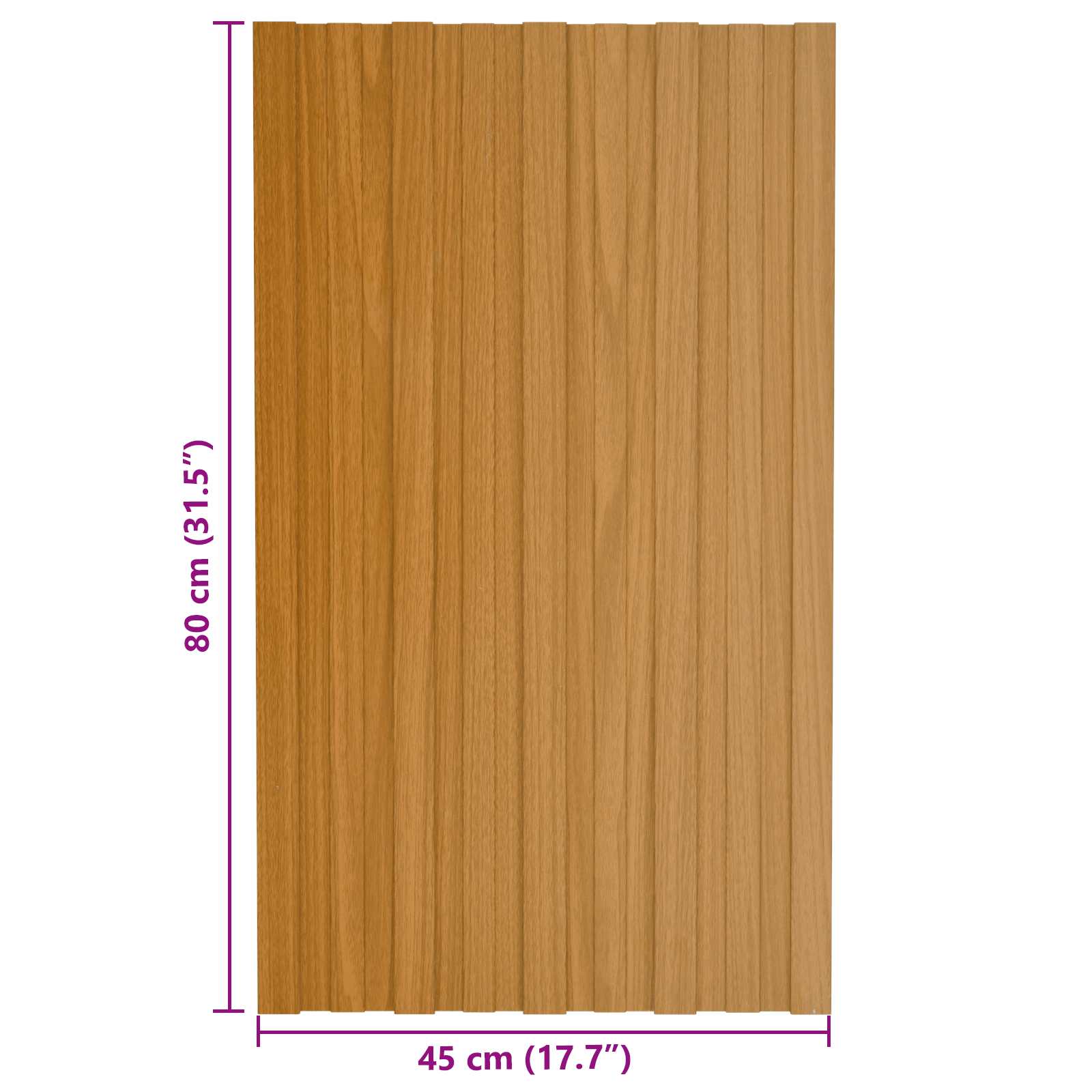 Dachpaneel 36 pcs Natur 80 x 45 cm Verzinkter Stahl