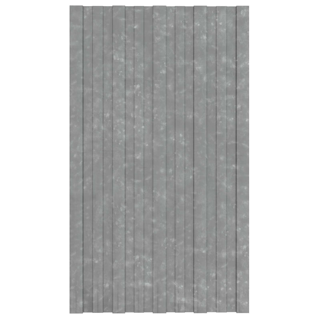 Dachpaneel 12 pcs Silber 80 x 45 cm Verzinkter Stahl