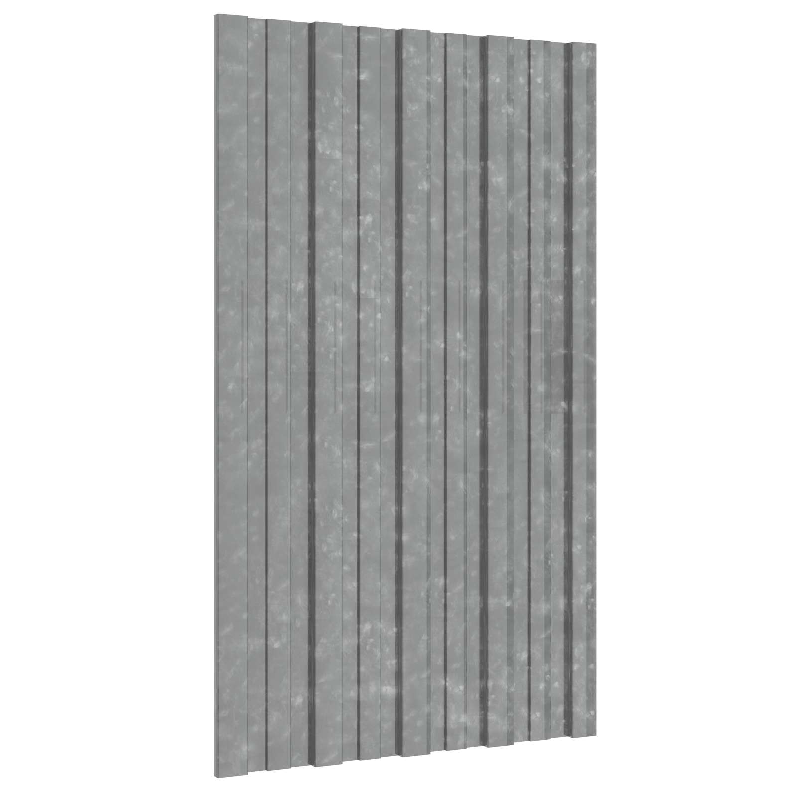 Dachpaneel 36 pcs Silber 80 x 45 cm Verzinkter Stahl