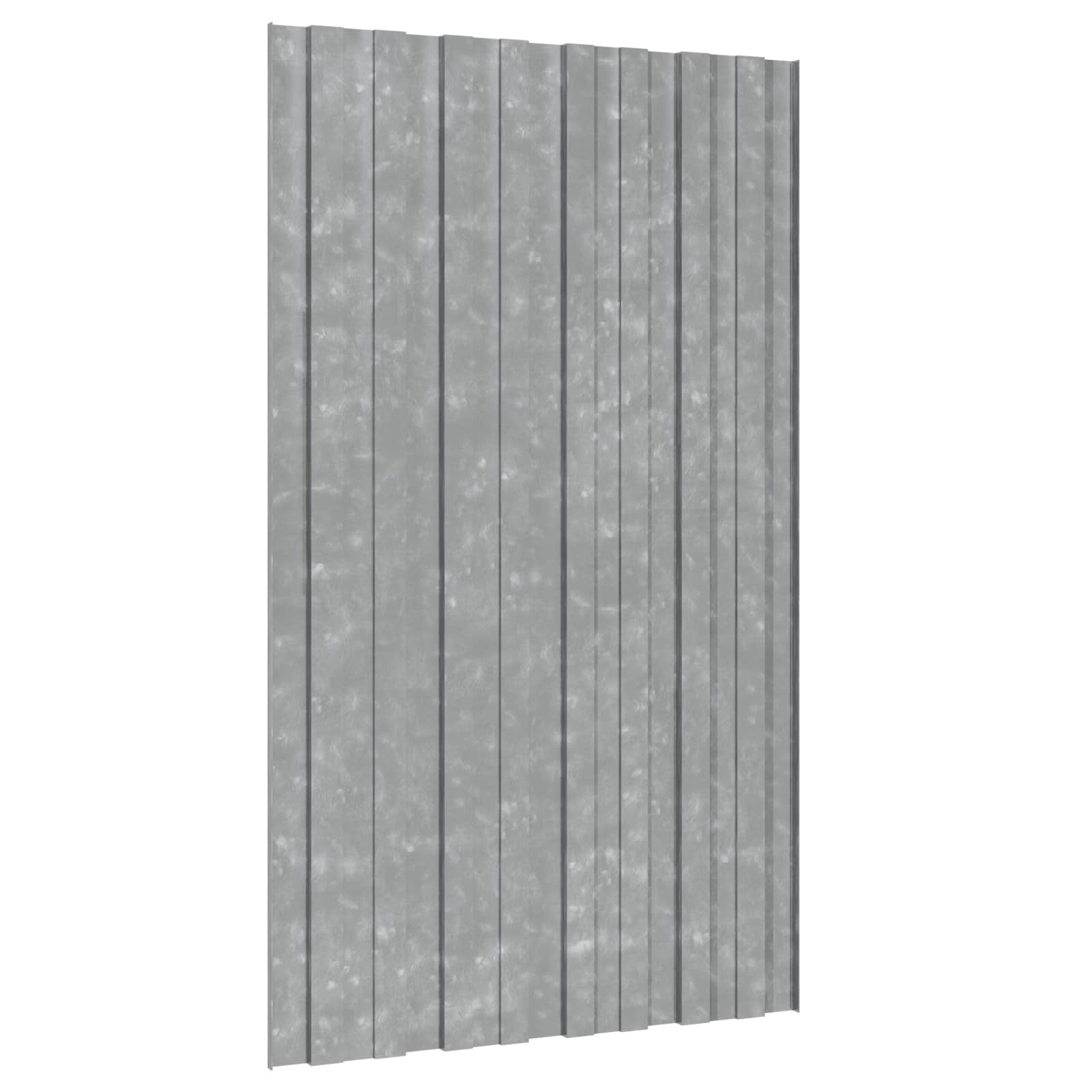 Dachpaneel 36 pcs Silber 80 x 45 cm Verzinkter Stahl