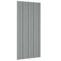 Dachpaneel 12 pcs Grau 100 x 45 cm Verzinkter Stahl
