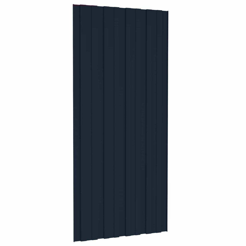 Dachpaneel 36 pcs Anthrazit 100 x 45 cm Verzinkter Stahl