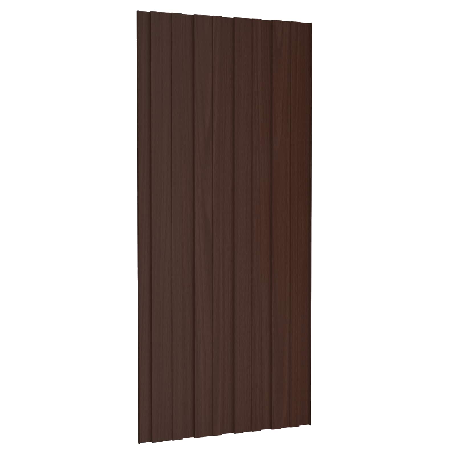 Dachpaneel 36 pcs Braun 100 x 45 cm Verzinkter Stahl