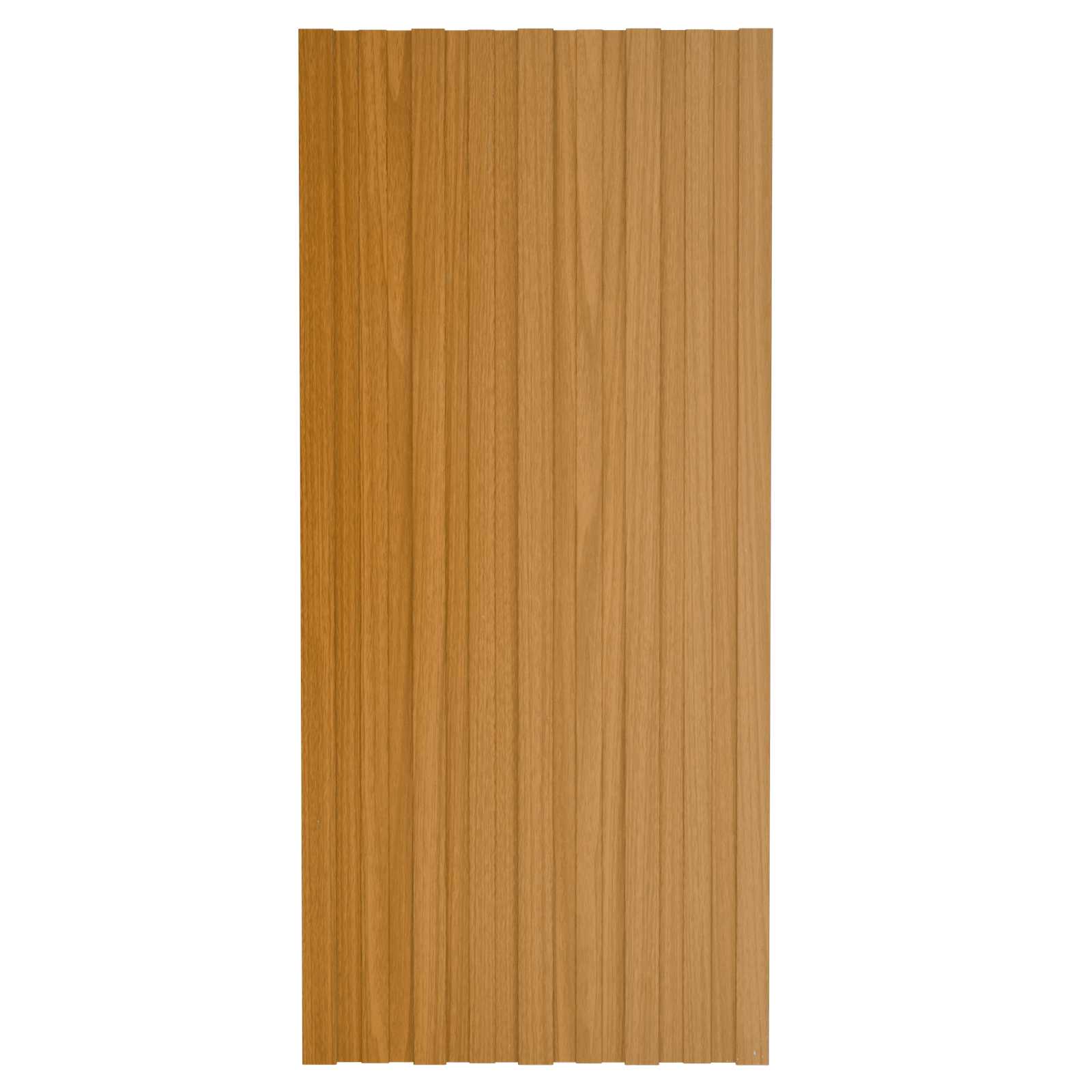 Dachpaneel 12 pcs Natur 100 x 45 cm Verzinkter Stahl
