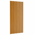 Dachpaneel 36 pcs Natur 100 x 45 cm Verzinkter Stahl