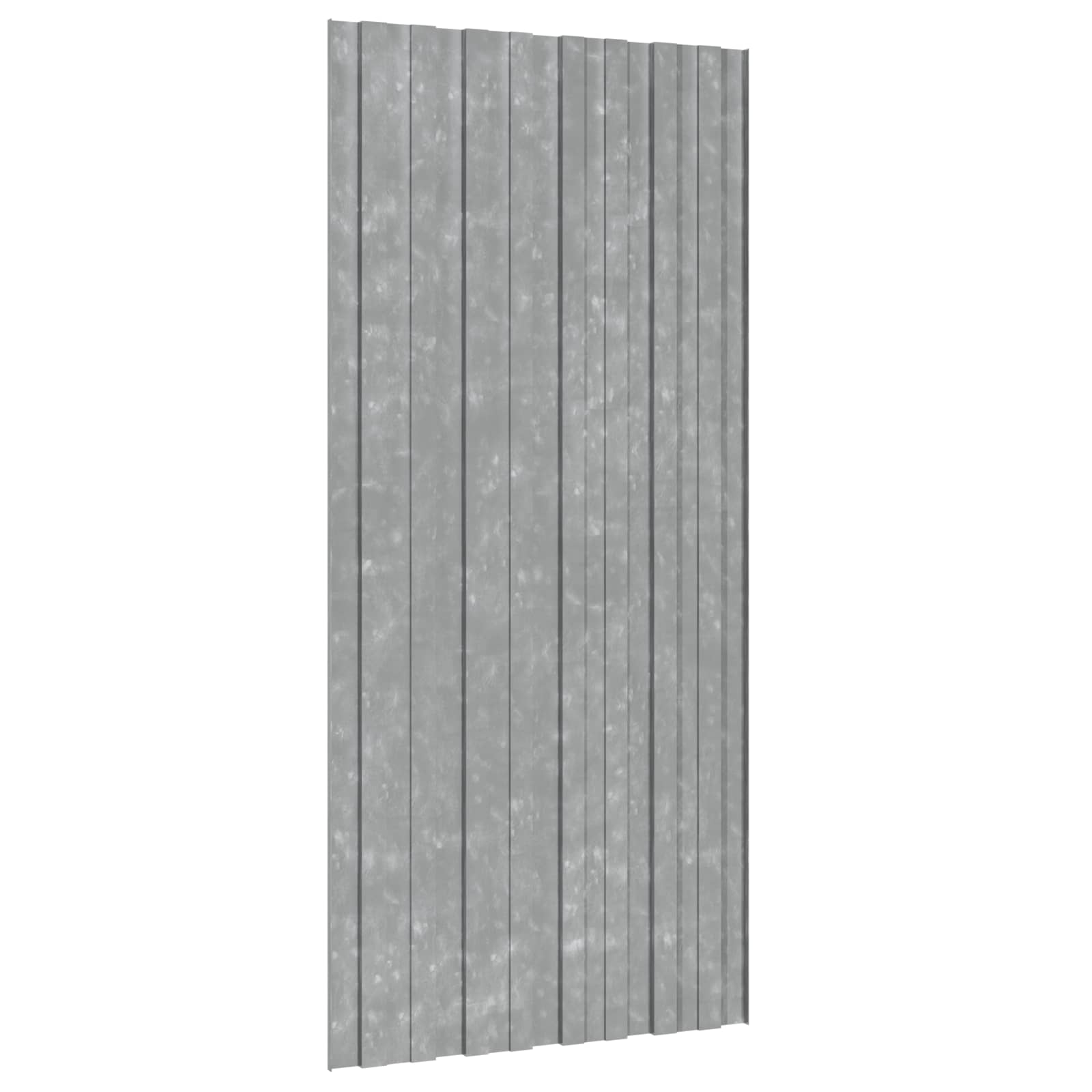 Dachpaneel 12 pcs Silber 100 x 45 cm Verzinkter Stahl