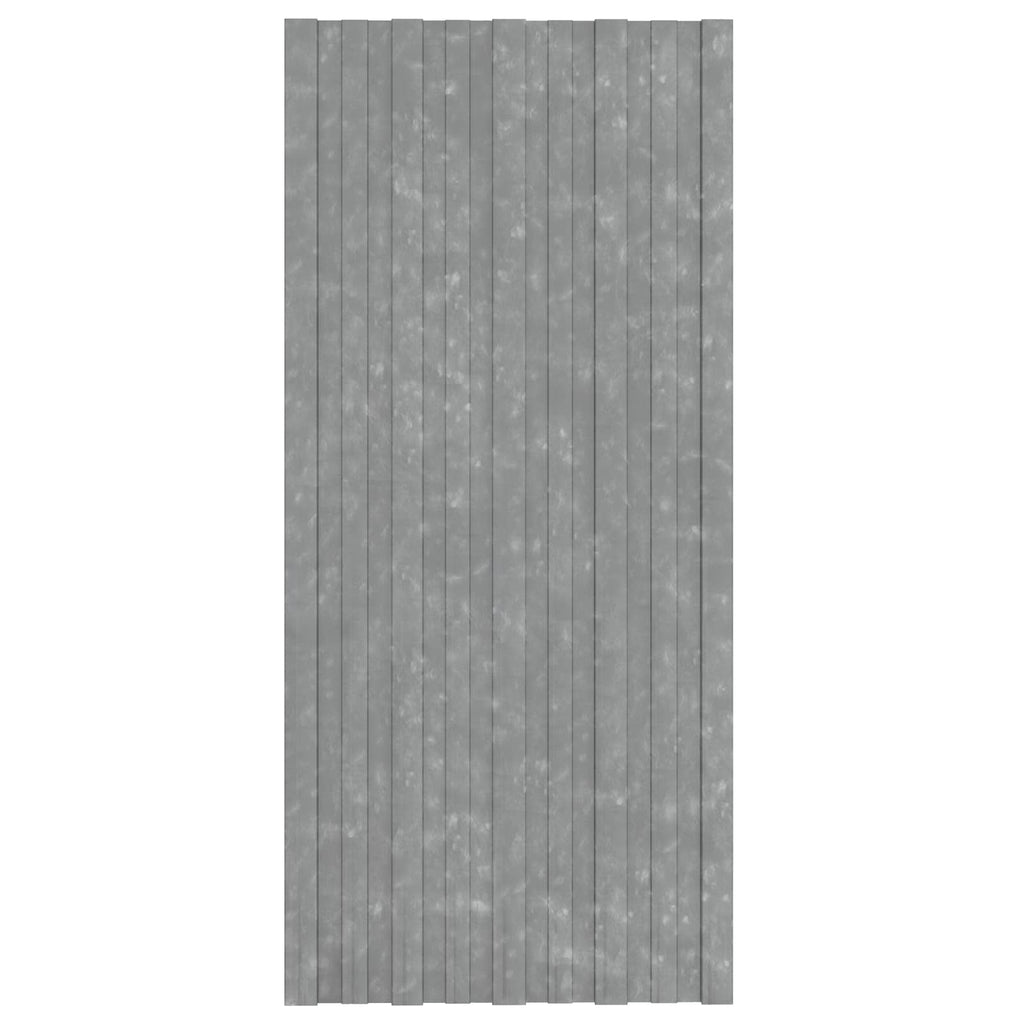 Dachpaneel 12 pcs Silber 100 x 45 cm Verzinkter Stahl
