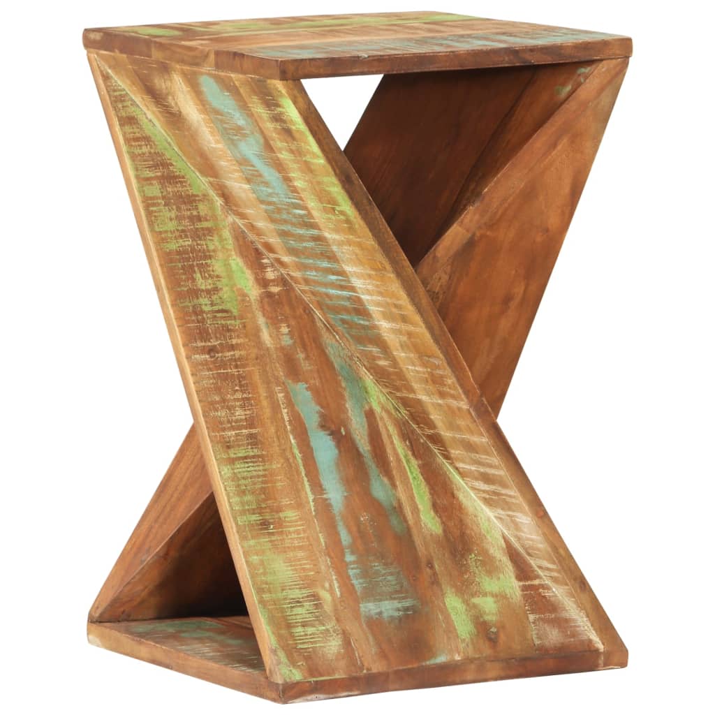 Beistelltisch 35x35x55 cm Altholz Massiv