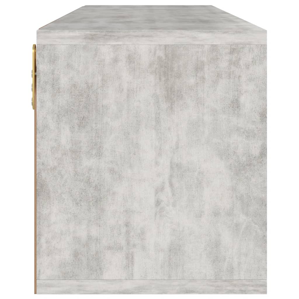 TV-Schrank Betongrau 88,5x27,5x30,5 cm Holzwerkstoff