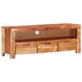 TV-Schrank 110x30x40 cm Massivholz Akazie