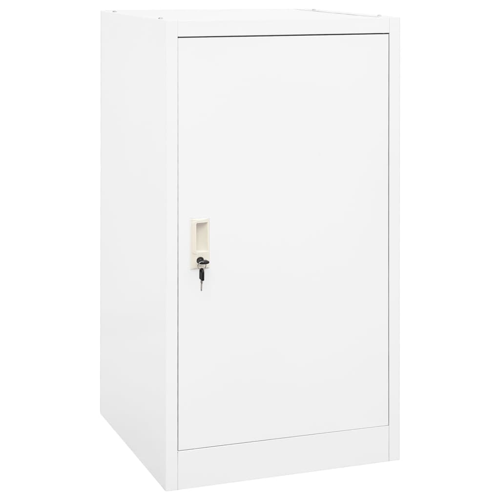 Sattelschrank Weiß 53x53x105 cm Stahl