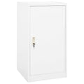 Sattelschrank Weiß 53x53x105 cm Stahl