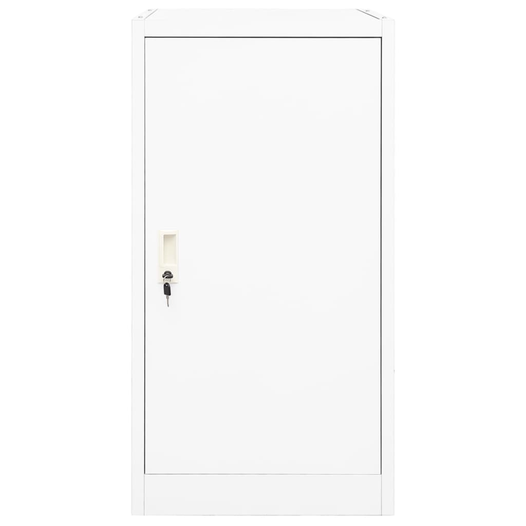 Sattelschrank Weiß 53x53x105 cm Stahl