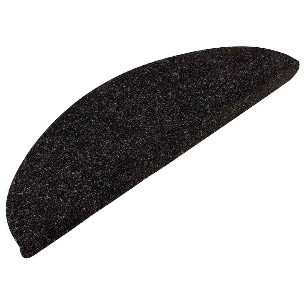 Stufenmatten Selbstklebend 15 Stk. 56x17x3 cm Anthrazit