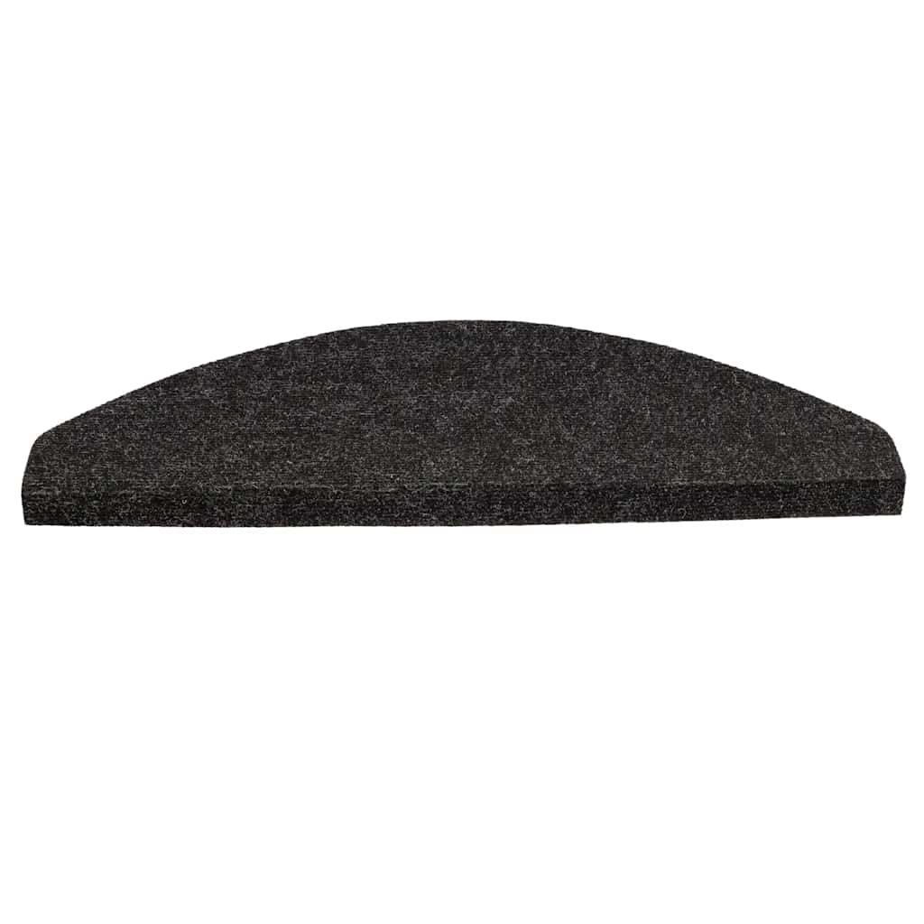 Stufenmatten Selbstklebend 15 Stk. 56x17x3 cm Schwarz