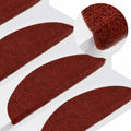 Stufenmatten Selbstklebend 15 Stk. 56x17x3 cm Rot