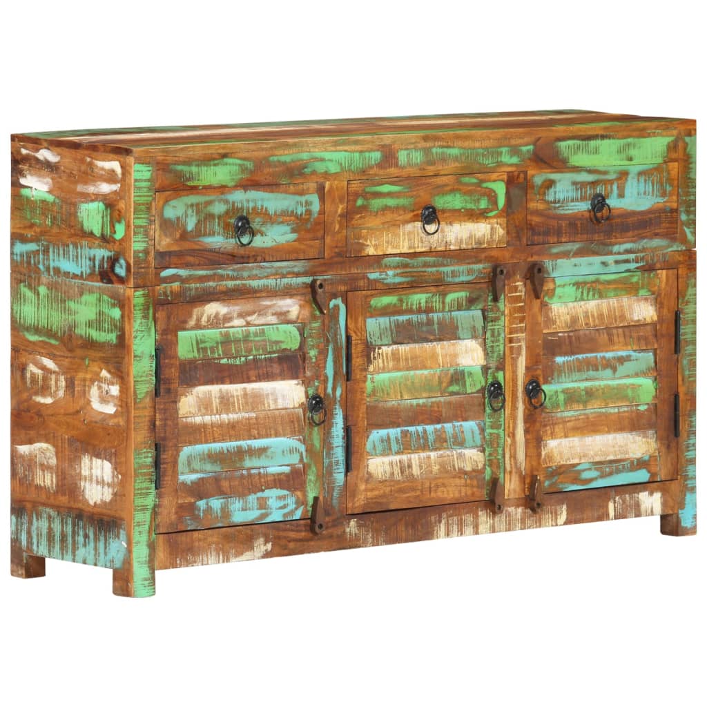Sideboard 110x30x65 cm Altholz Massiv