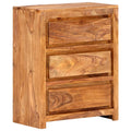 Schubladenschrank 60x33x75 cm Massivholz Akazie