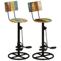 Barhocker 2 Stk. Altholz Massiv