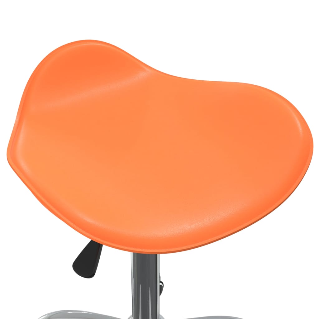 Bürostuhl Orange Kunstleder
