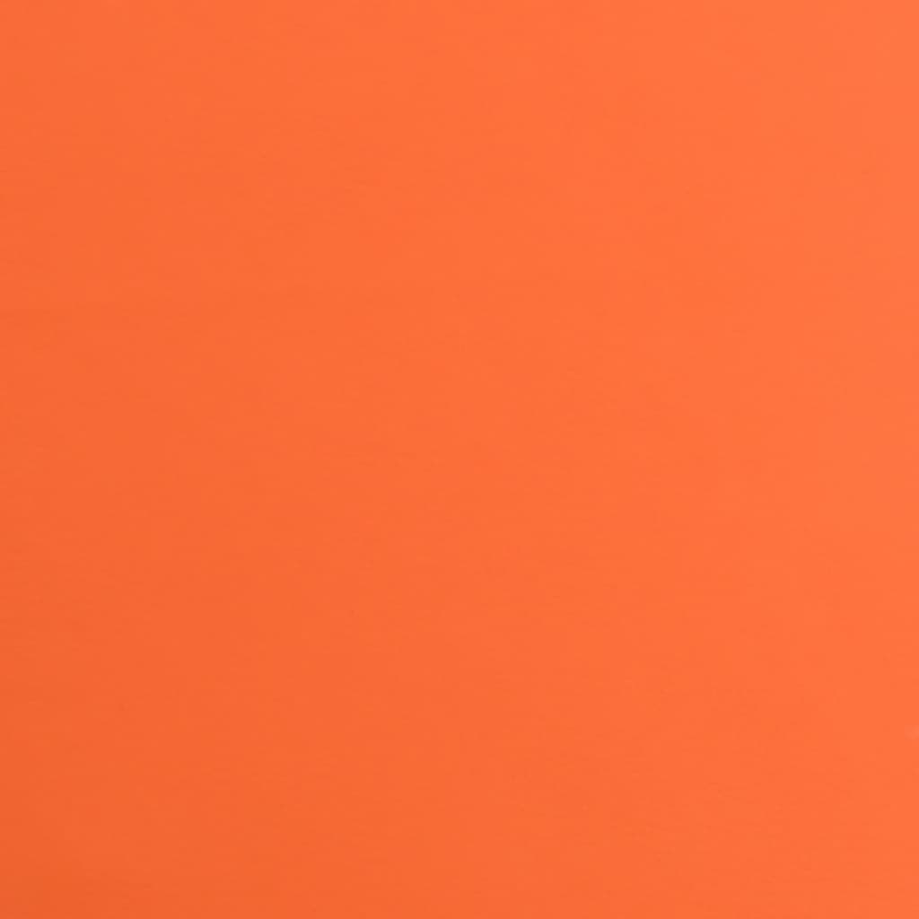 Esszimmerstuhl Drehbar Orange Kunstleder