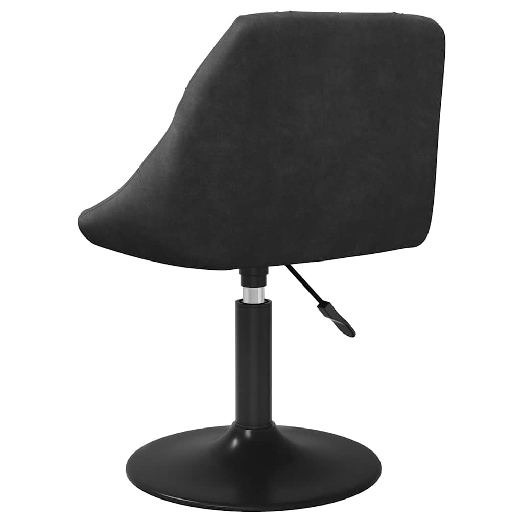 Esszimmerstuhl Schwarz Samt