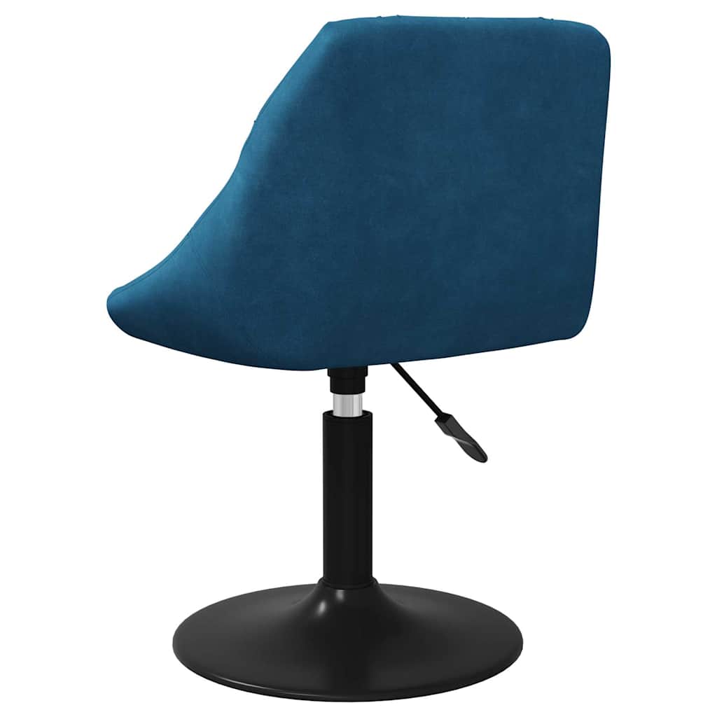 Esszimmerstuhl Blau Samt