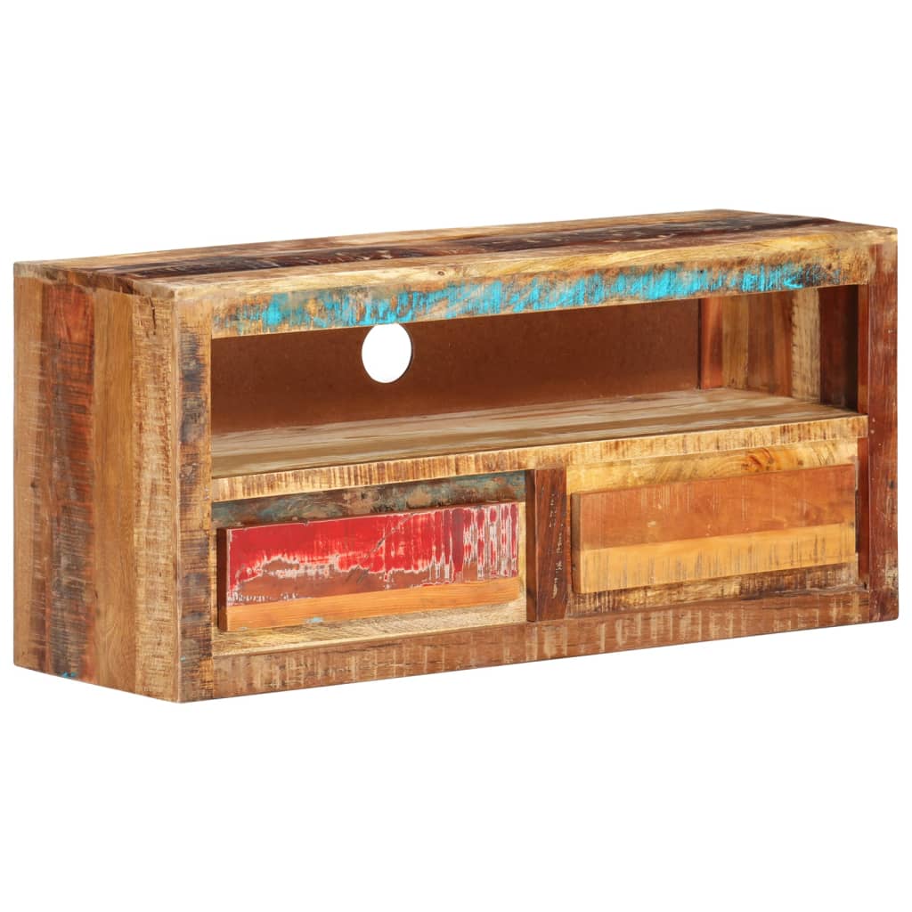TV-Schrank 88x30x40 cm Altholz Massiv