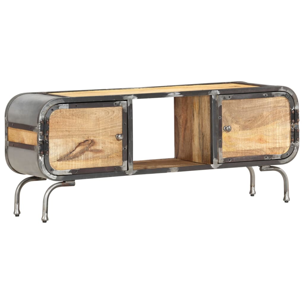 TV-Schrank 110x30x42 cm Massivholz Mango