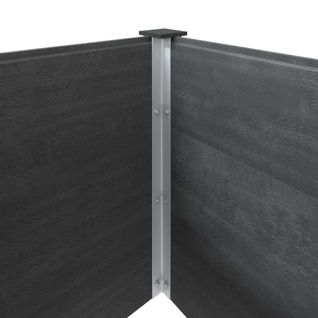 Hochbeet Grau 300x100x54 cm WPC