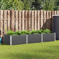 Hochbeet Grau 300x100x54 cm WPC