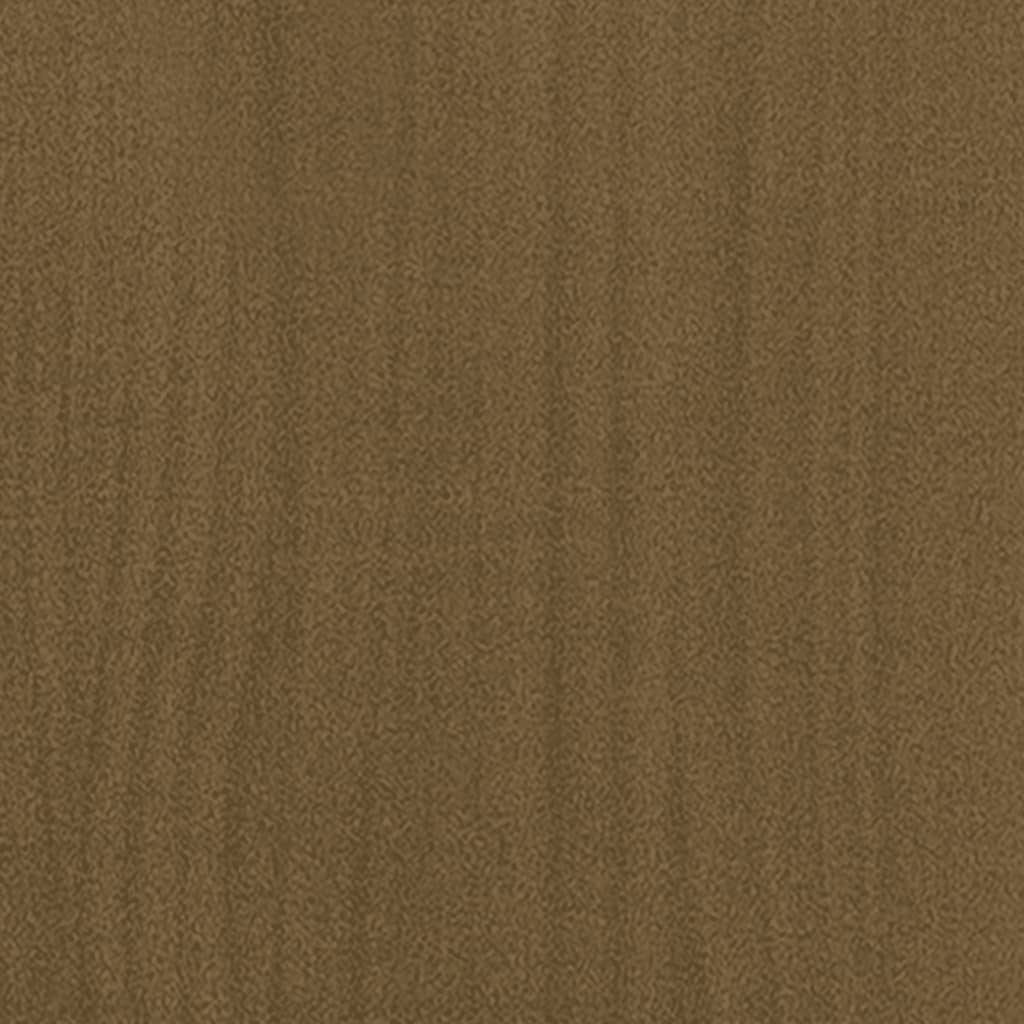 Massivholzbett Honigbraun Kiefernholz 90x200 cm