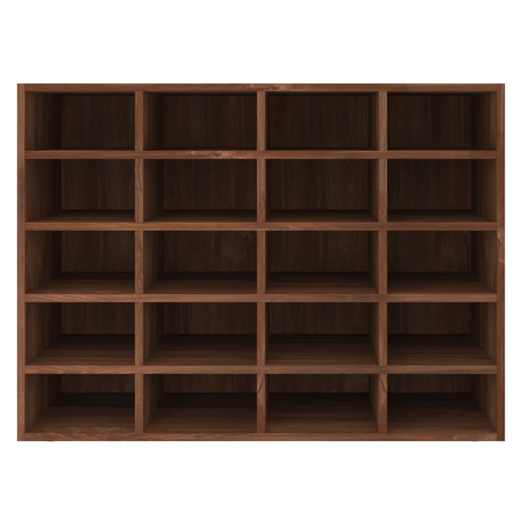 Schuhregal Holzwerkstoff 92x30x67,5 cm Braun Eichen-Optik