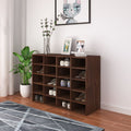 Schuhregal Holzwerkstoff 92x30x67,5 cm Braun Eichen-Optik