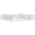 Gabionen-Hochbeet Verzinkter Stahl 100x100x20 cm