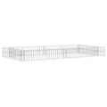Gabionen-Hochbeet Verzinkter Stahl 200x100x20 cm