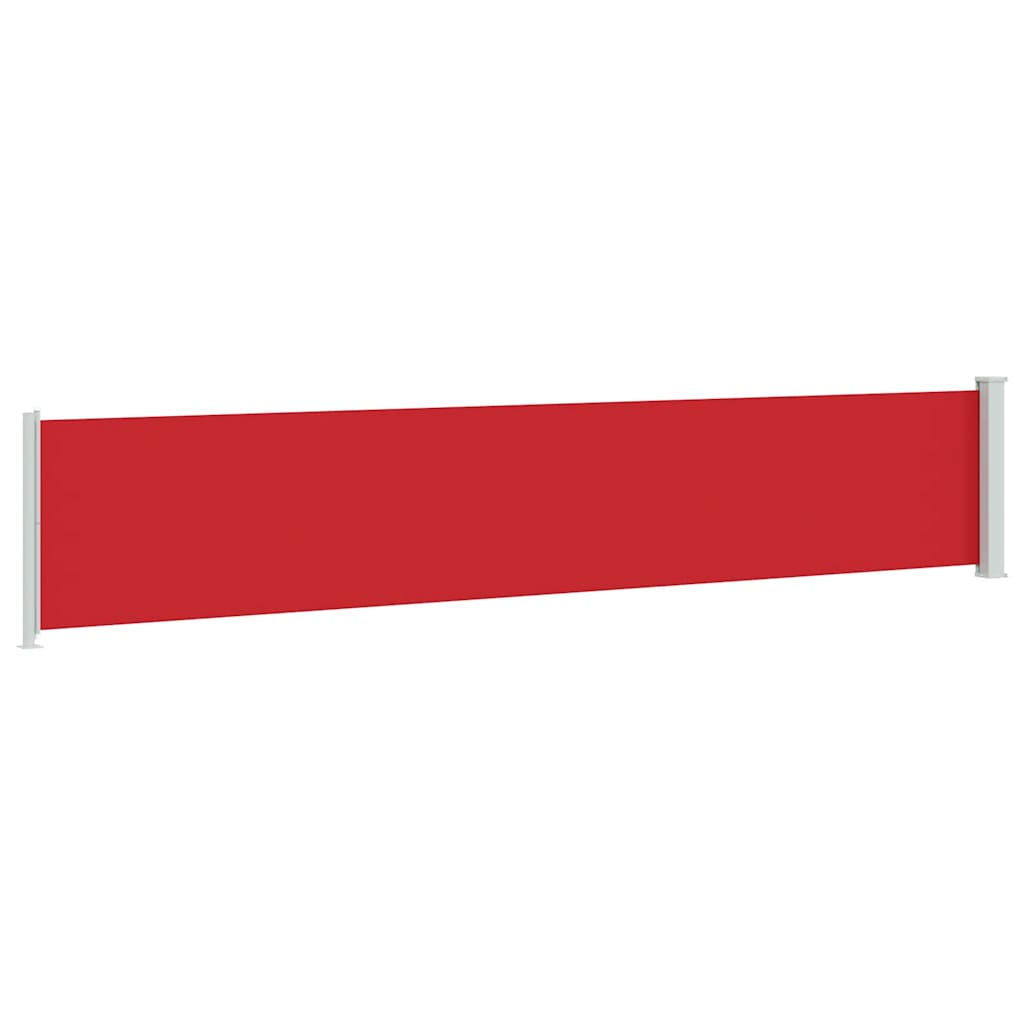 Seitenmarkise Ausziehbar 117x600 cm Rot