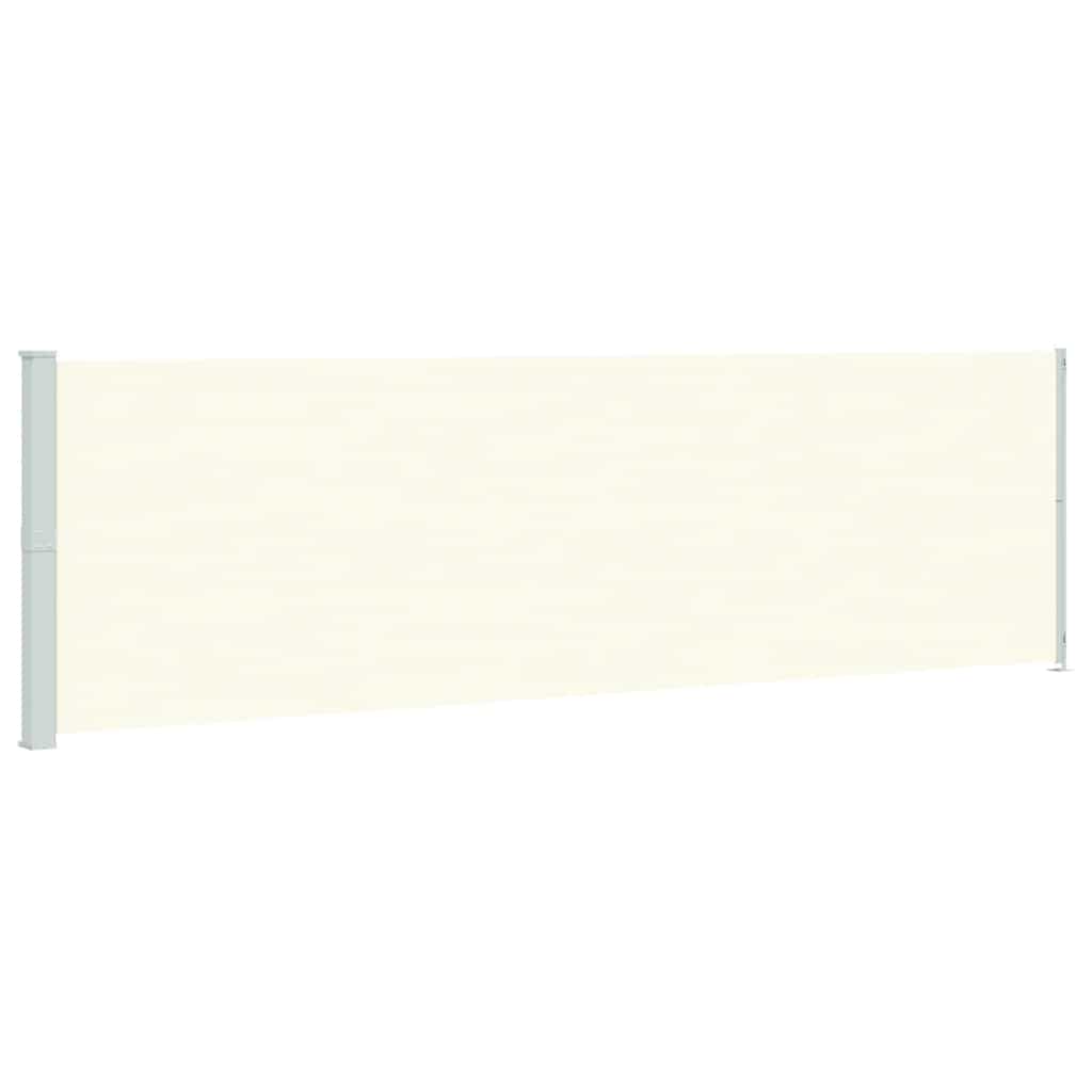 Seitenmarkise Ausziehbar 180x600 cm Creme