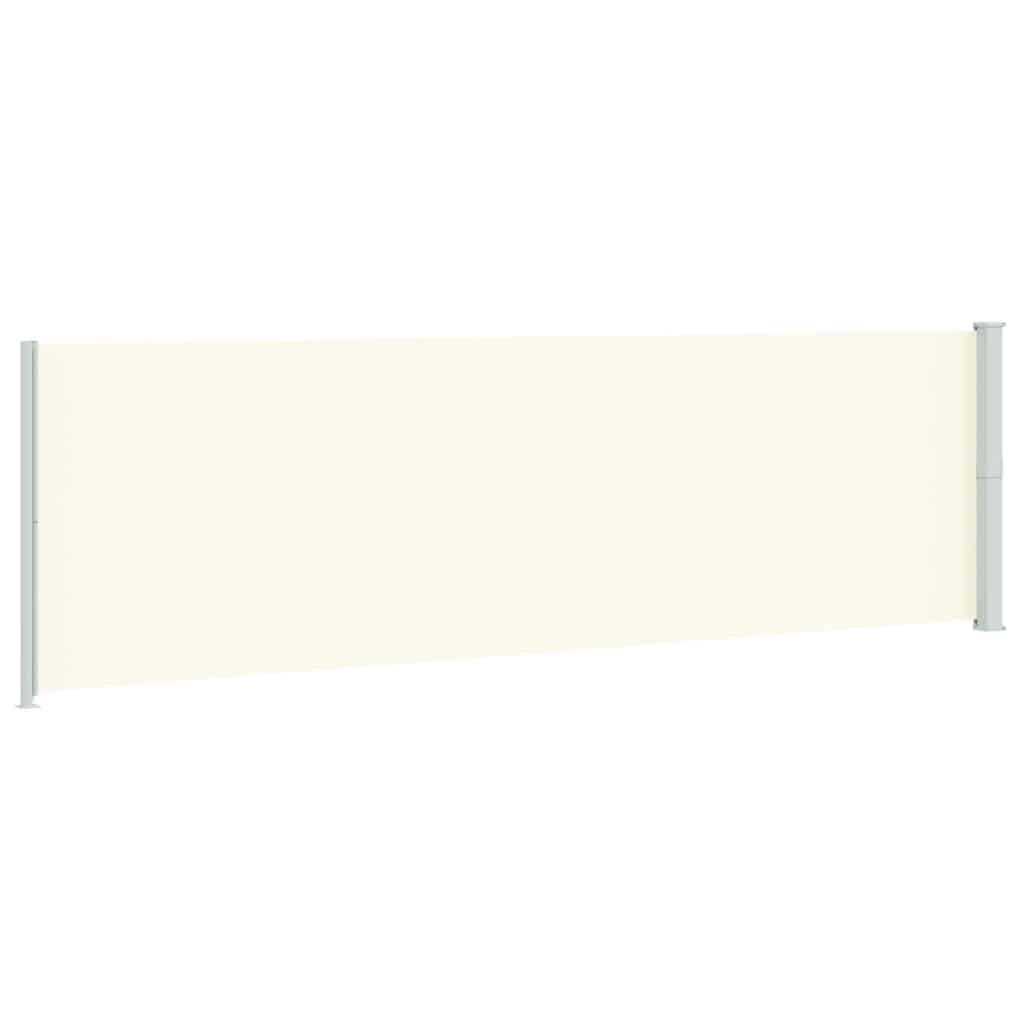 Seitenmarkise Ausziehbar 180x600 cm Creme