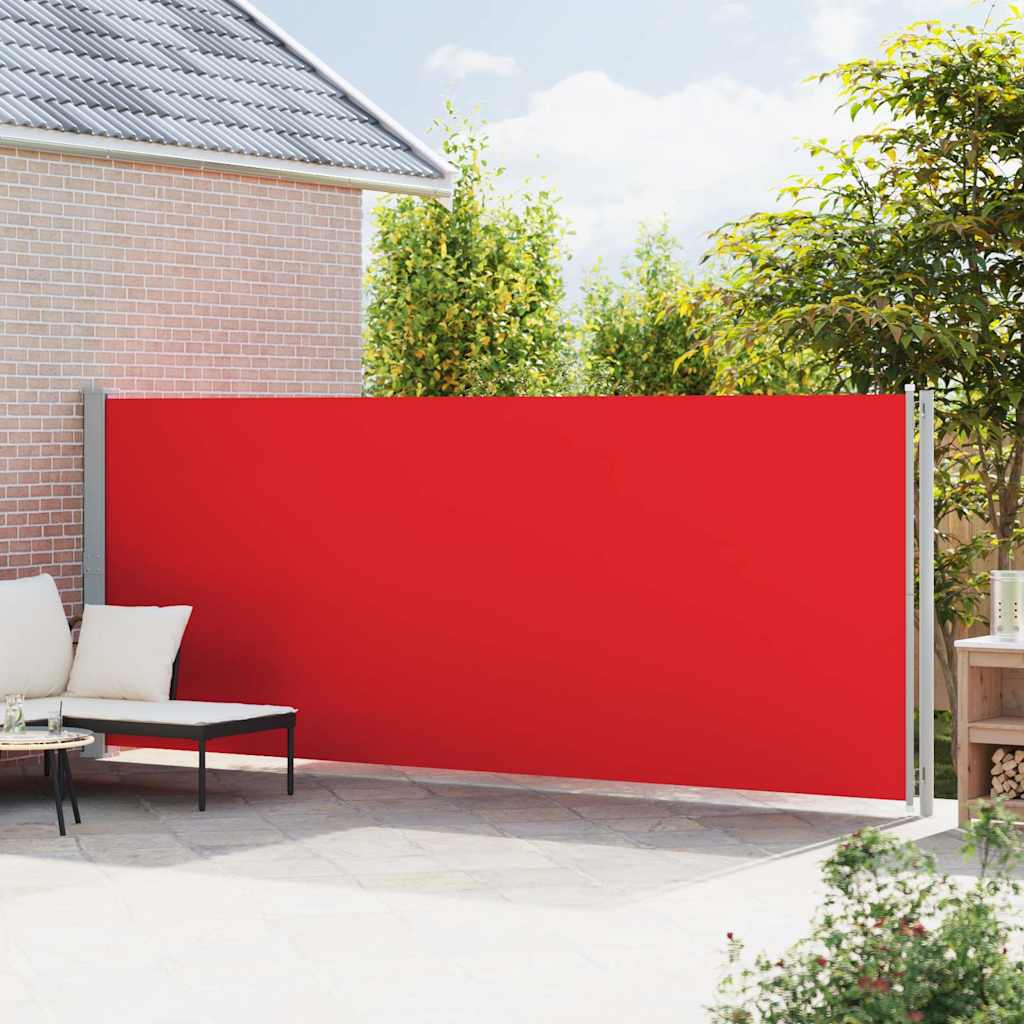 Seitenmarkise Ausziehbar 180x600 cm Rot