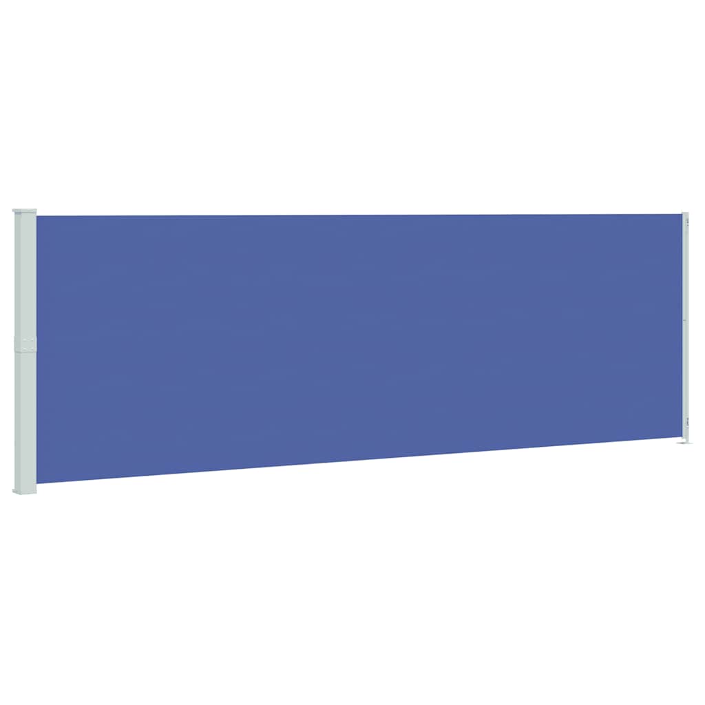 Seitenmarkise Ausziehbar 200x600 cm Blau