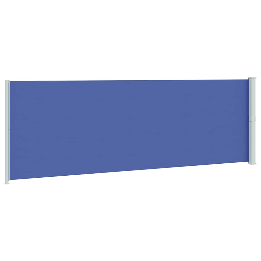 Seitenmarkise Ausziehbar 200x600 cm Blau