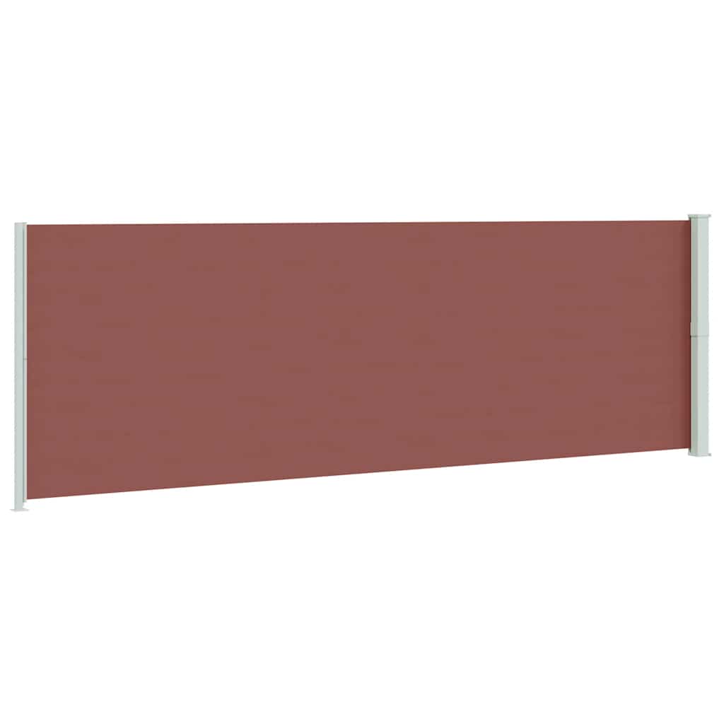 Seitenmarkise Ausziehbar 200x600 cm Braun