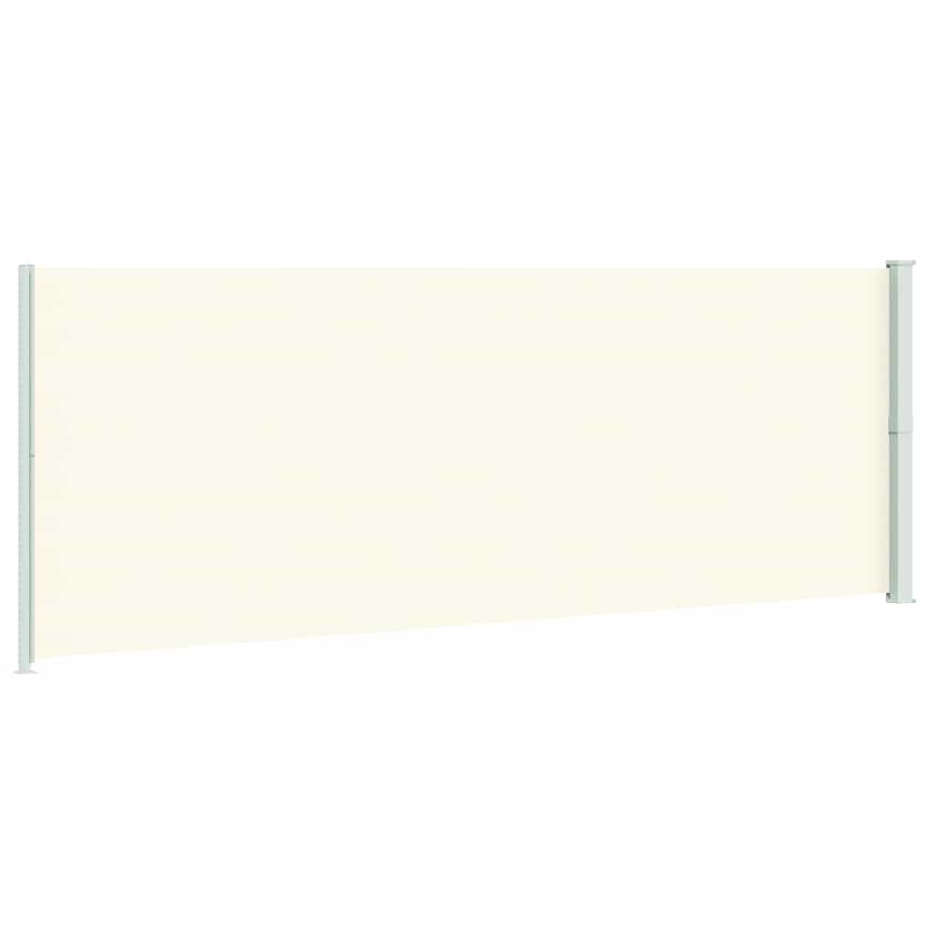 Seitenmarkise Ausziehbar 220x600 cm Creme