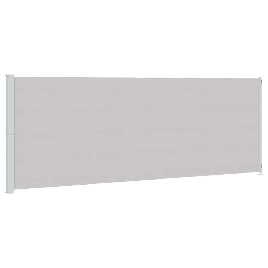 Seitenmarkise Ausziehbar 220x600 cm Grau