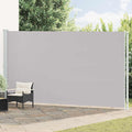 Seitenmarkise Ausziehbar 220x600 cm Grau