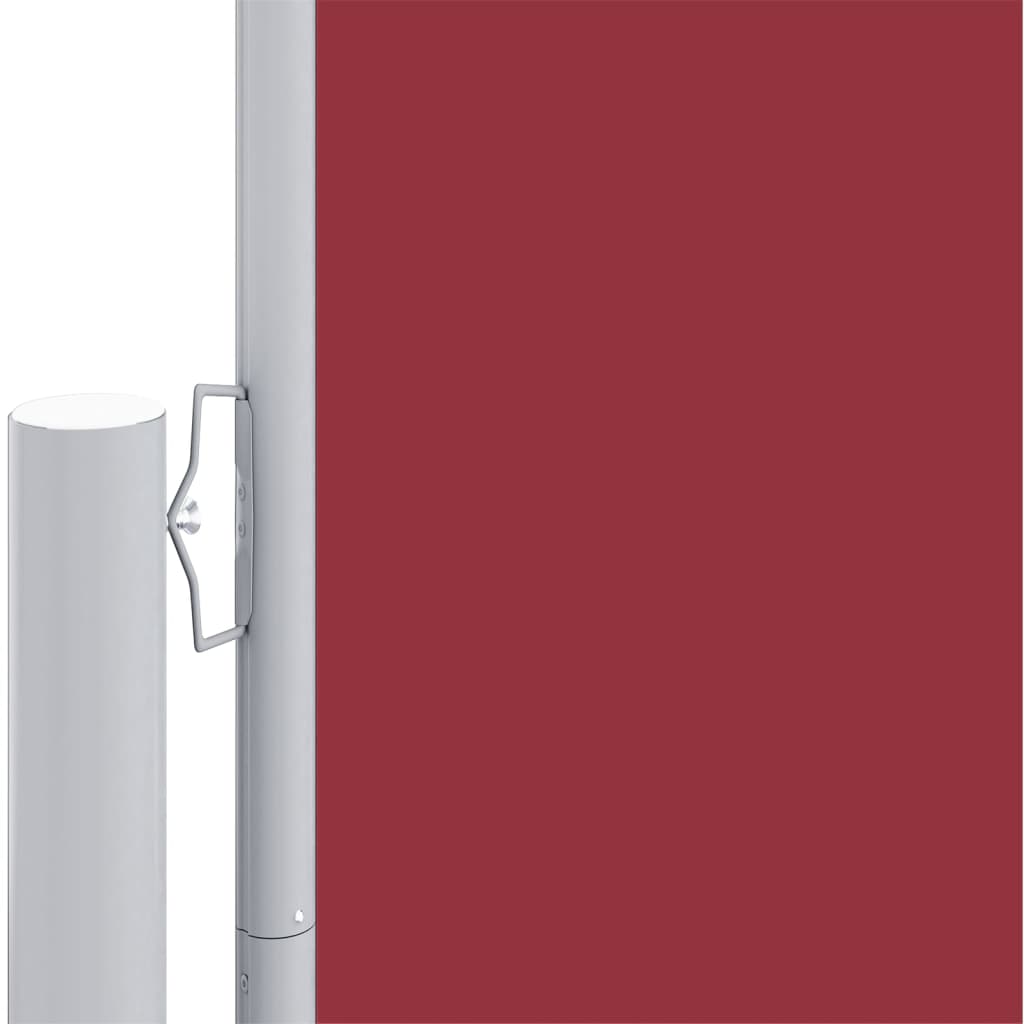 Seitenmarkise Ausziehbar Rot 180x1000 cm