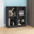 Sideboard Grau 70x33x76 cm Massivholz Kiefer